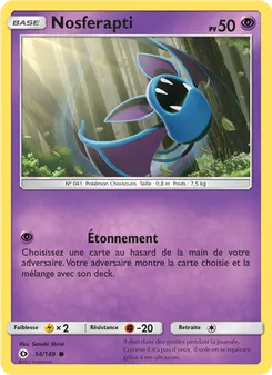Carte Nosferapti 54/149 – Soleil et Lune