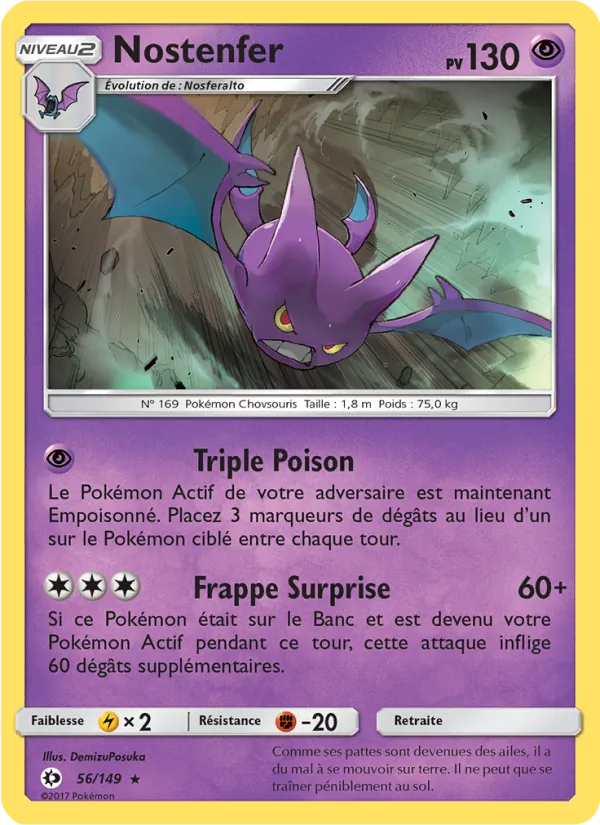 Carte Nostenfer 56/149 – Soleil et Lune