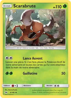 Carte Scarabrute 6/149 – Soleil et Lune