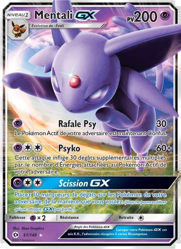 Carte Mentali GX 61/149 – Soleil et Lune