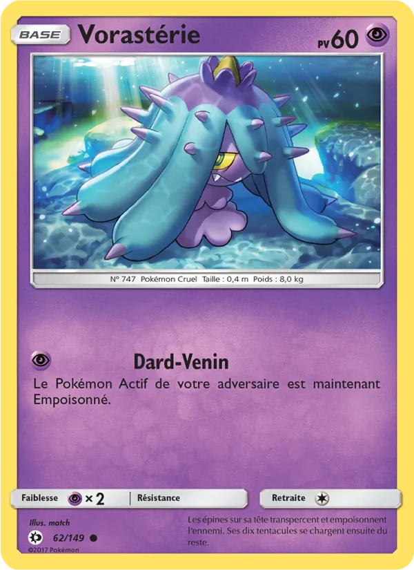 Carte Vorastérie 62/149 – Soleil et Lune