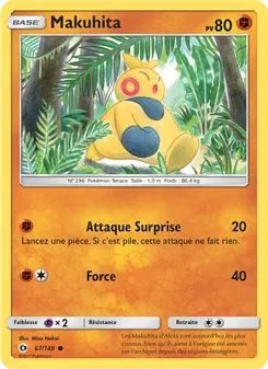 Carte Makuhita 67/149 – Soleil et Lune