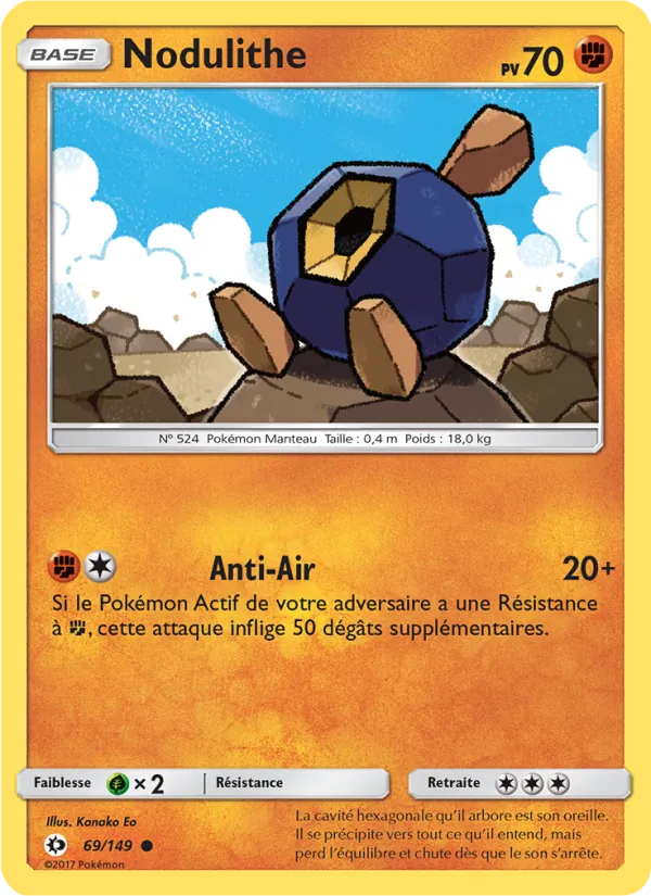 Carte Nodulithe 69/149 – Soleil et Lune