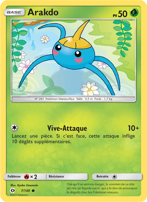 Carte Arakdo 7/149 – Soleil et Lune