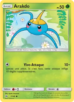 Carte Arakdo 7/149 – Soleil et Lune