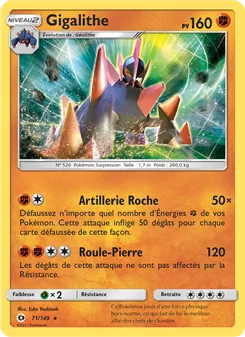 Carte Gigalithe 71/149 – Soleil et Lune