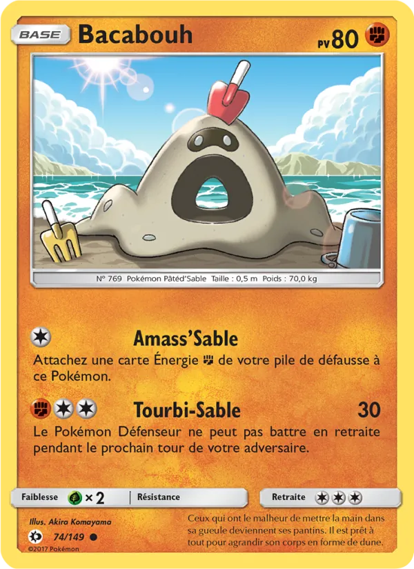Carte Bacabouh 74/149 – Soleil et Lune