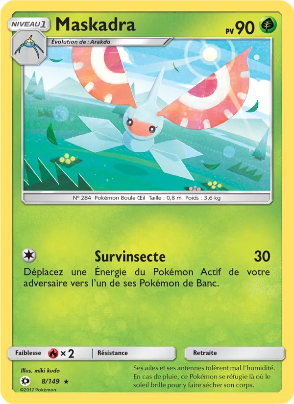 Carte Maskadra 8/149 – Soleil et Lune