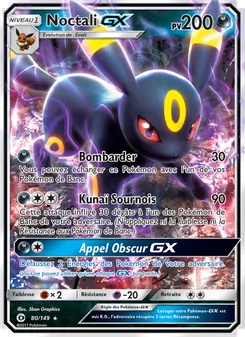 Carte Noctali GX 80/149 – Soleil et Lune