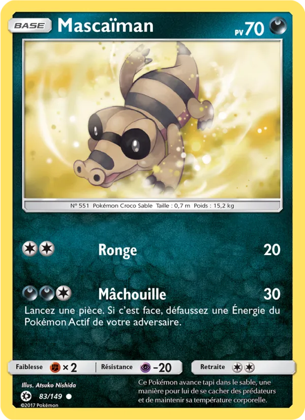 Carte Mascaïman 83/149 – Soleil et Lune