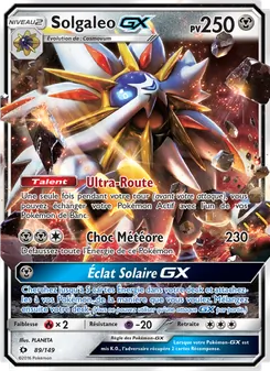 Carte Solgaleo GX 89/149 – Soleil et Lune