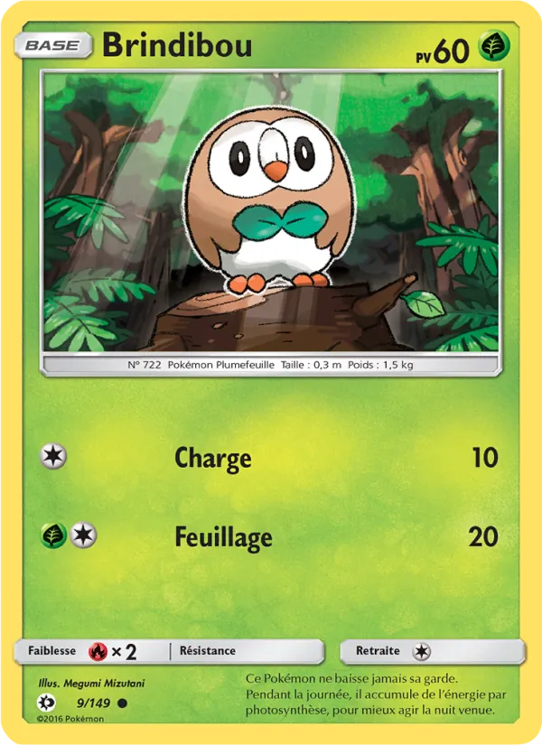 Carte Brindibou 9/149 – Soleil et Lune
