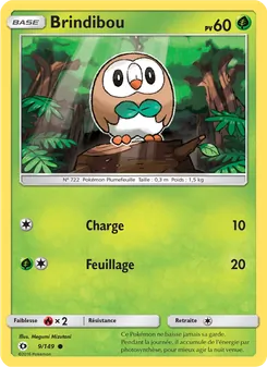 Carte Brindibou 9/149 – Soleil et Lune
