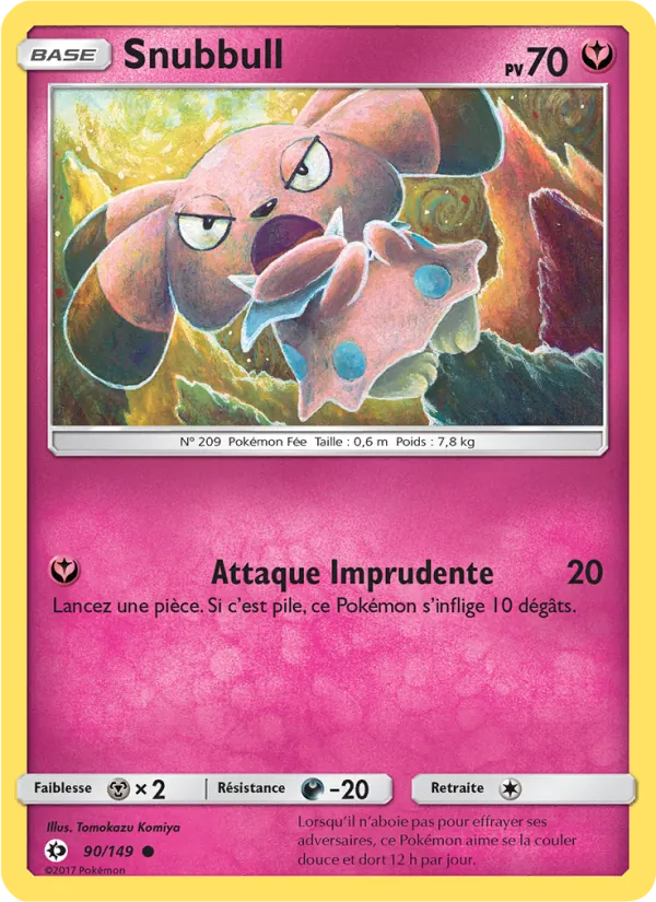 Carte Snubbull 90/149 – Soleil et Lune