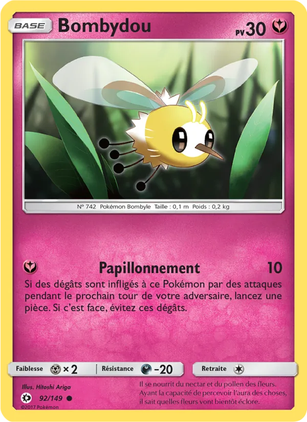 Carte Bombydou 92/149 – Soleil et Lune