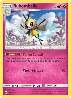 Carte Rubombelle 93/149 – Soleil et Lune