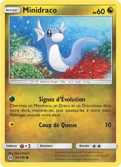 Carte Minidraco 94/149 – Soleil et Lune