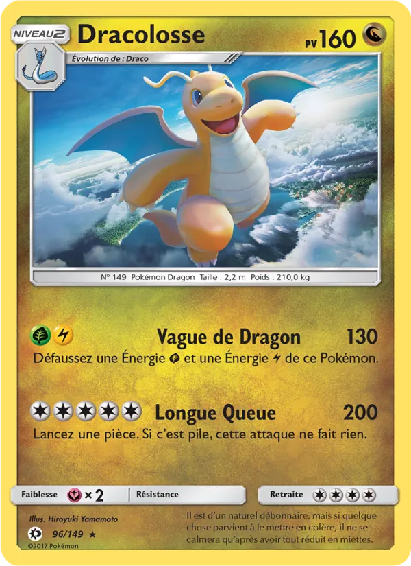 Carte Dracolosse 96/149 – Soleil et Lune