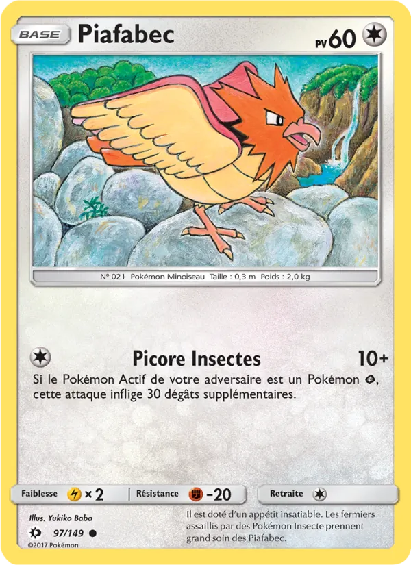 Carte Piafabec 97/149 – Soleil et Lune
