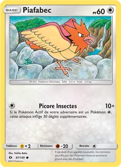 Carte Piafabec 97/149 – Soleil et Lune