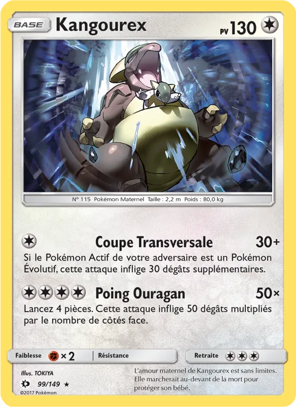 Carte Kangourex 99/149 – Soleil et Lune