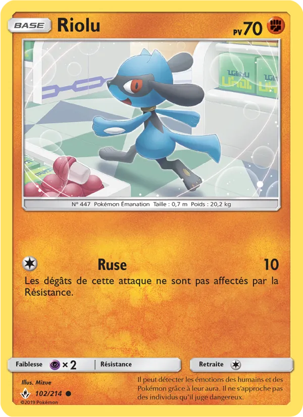Carte Riolu 102/214 – Alliance Infaillible