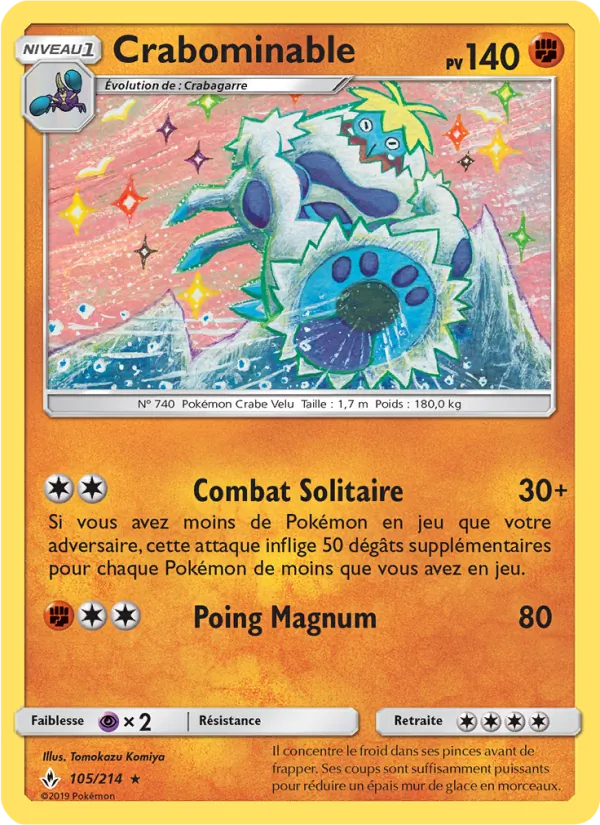 Carte Crabominable 105/214 – Alliance Infaillible