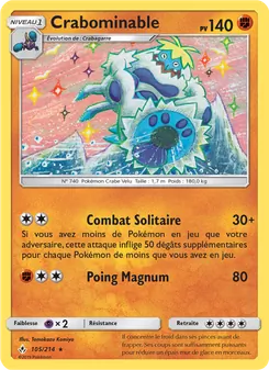 Carte Crabominable 105/214 – Alliance Infaillible