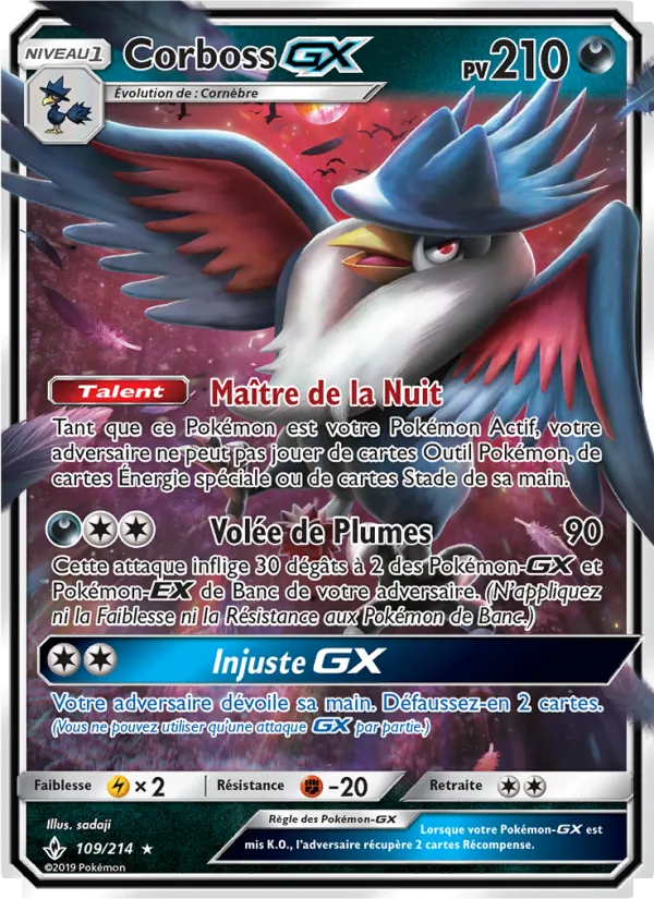 Carte Corboss GX 109/214 – Alliance Infaillible