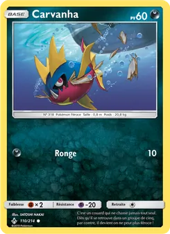 Carte Carvanha 110/214 – Alliance Infaillible