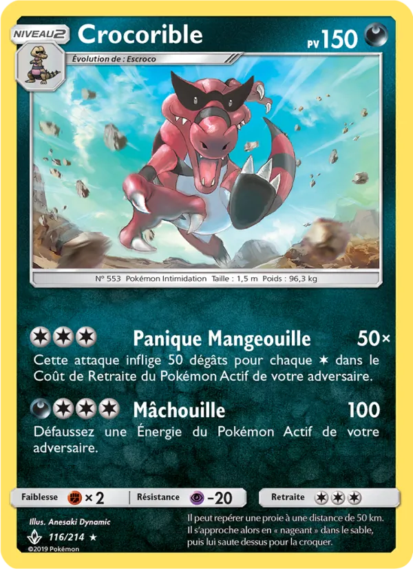 Carte Crocorible 116/214 – Alliance Infaillible