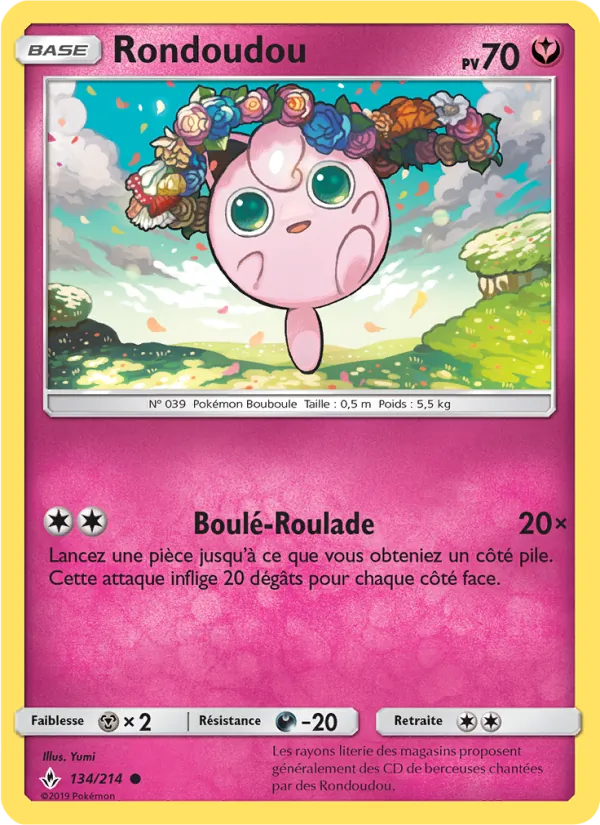 Carte Rondoudou 134/214 – Alliance Infaillible