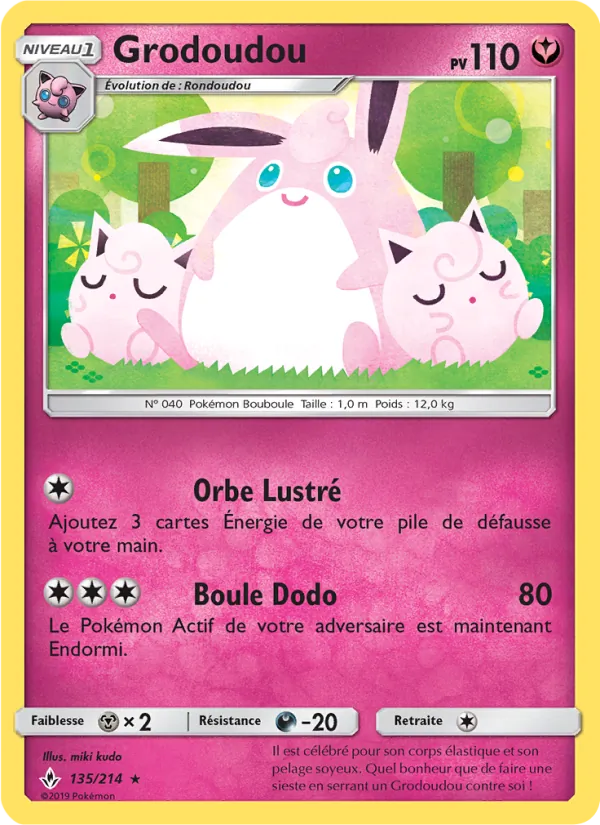 Carte Grodoudou 135/214 – Alliance Infaillible