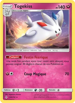 Carte Togekiss 138/214 – Alliance Infaillible