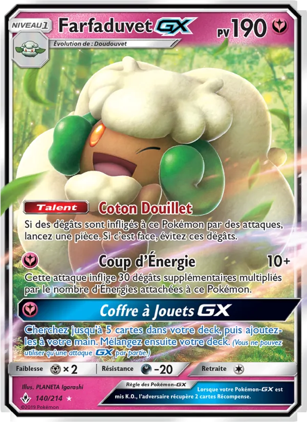Carte Farfaduvet GX 140/214 – Alliance Infaillible