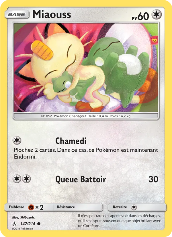 Carte Miaouss 147/214 – Alliance Infaillible