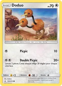Carte Doduo 150/214 – Alliance Infaillible