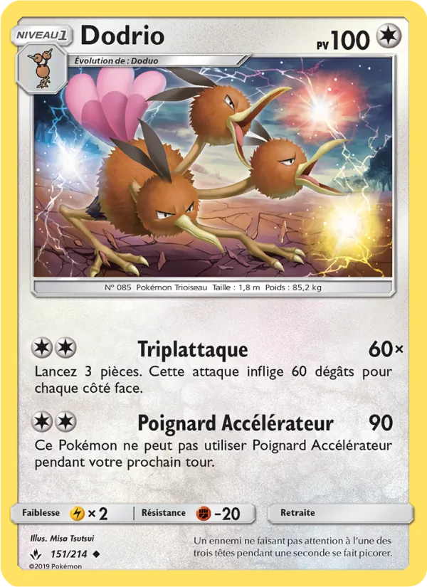 Carte Dodrio 151/214 – Alliance Infaillible