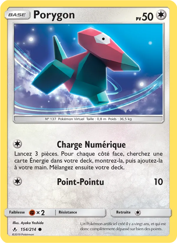 Carte Porygon 154/214 – Alliance Infaillible