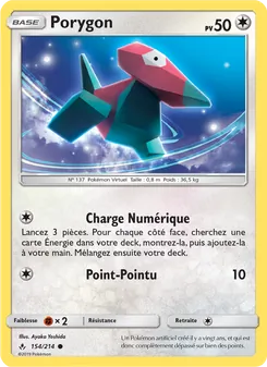Carte Porygon 154/214 – Alliance Infaillible