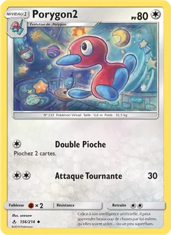 Carte Porygon2 156/214 – Alliance Infaillible