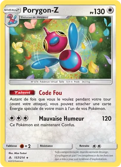 Carte Porygon-Z 157/214 – Alliance Infaillible