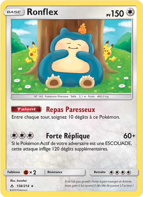 Carte Ronflex 158/214 – Alliance Infaillible