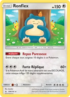 Carte Ronflex 158/214 – Alliance Infaillible