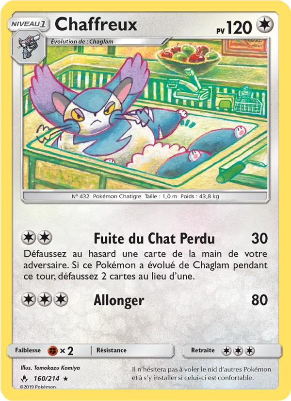 Carte Chaffreux 160/214 – Alliance Infaillible