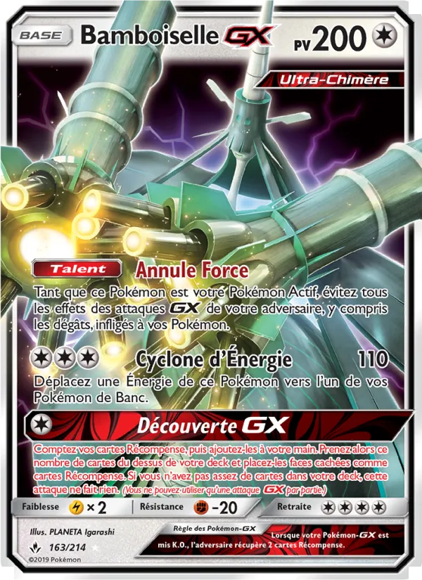 Carte Bamboiselle GX 163/214 – Alliance Infaillible