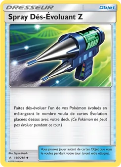Carte Spray Dés-Évoluant Z 166/214 – Alliance Infaillible