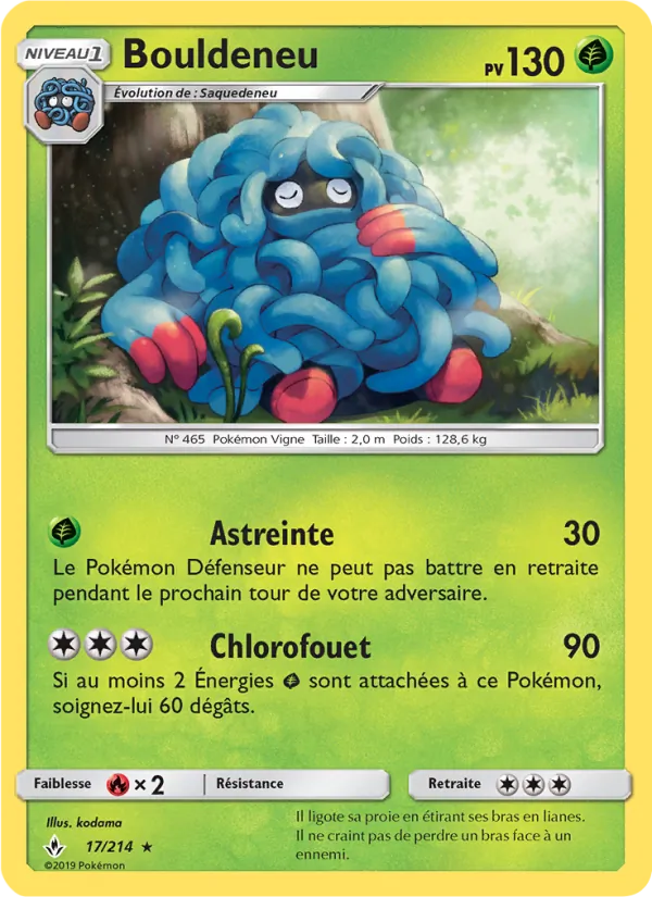 Carte Bouldeneu 17/214 – Alliance Infaillible