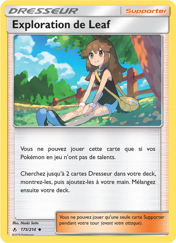 Carte Exploration de Leaf 175/214 – Alliance Infaillible