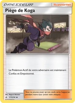 Carte Piège de Koga 177/214 – Alliance Infaillible